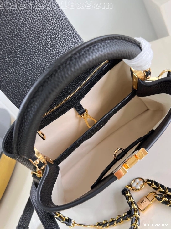 AAA Pruses Bags BB-27*18*9CM VUITTON CAPUCINES LOUIS 0713